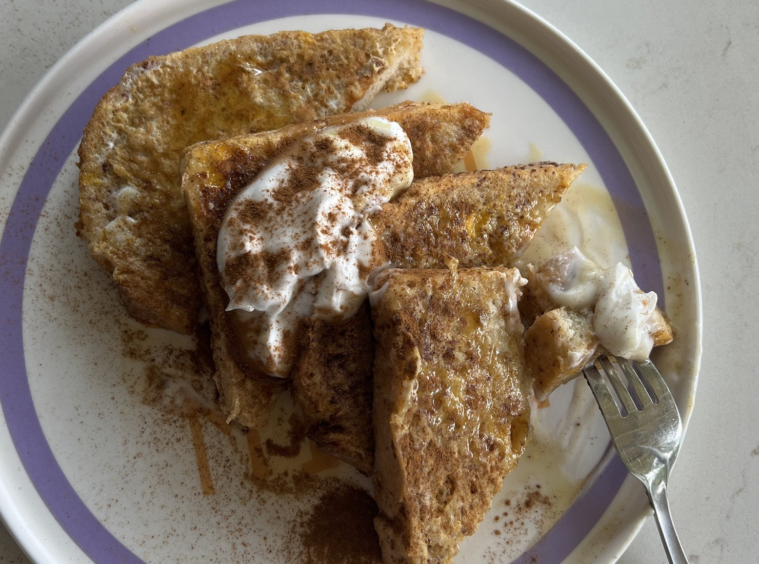 French Toast mit Kürbisgewürzen