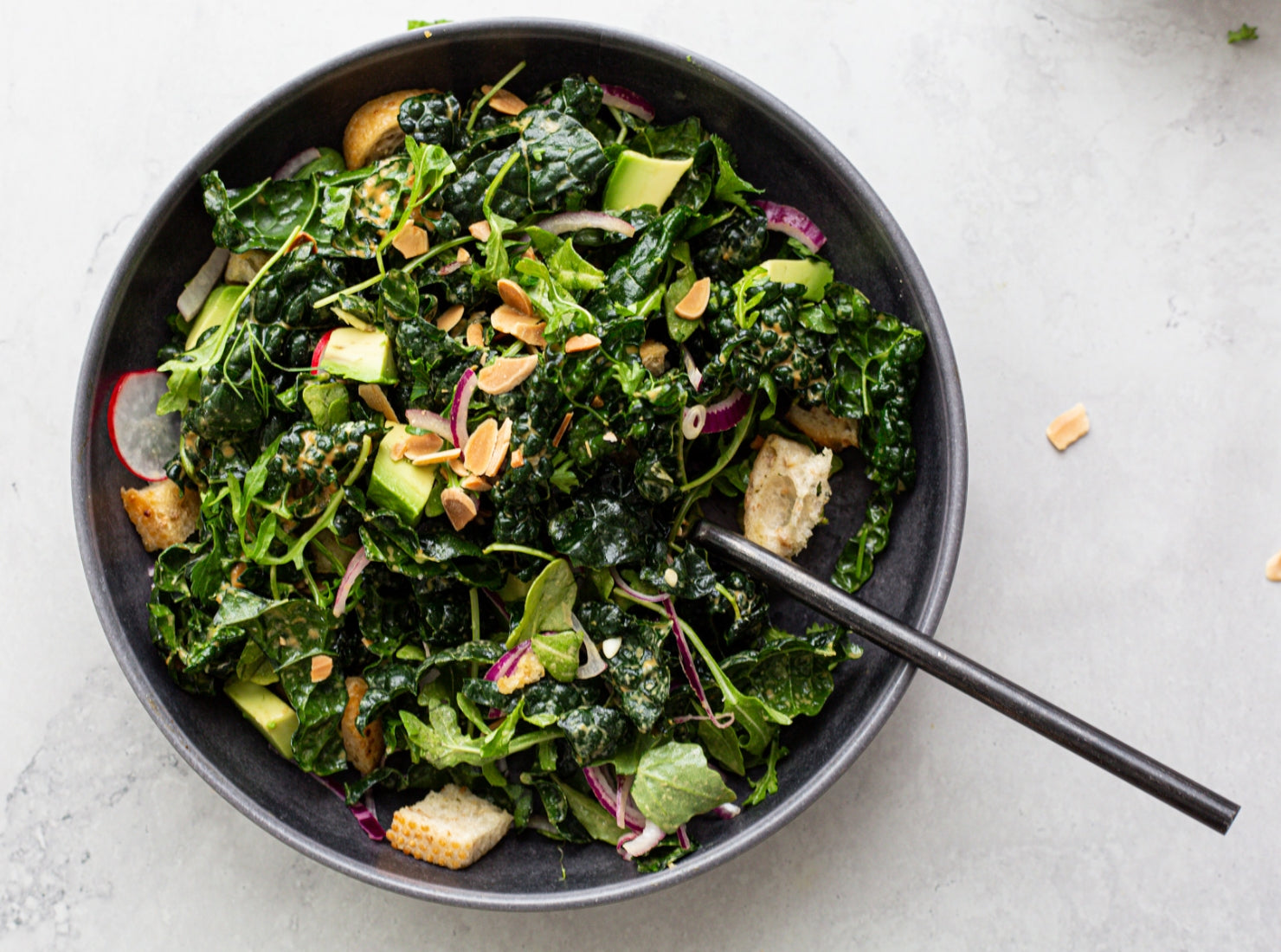 Freitagstreibstoff: Grünkohlsalat
