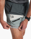 Colorblock Kore Short Lined 7" | Smoked Beryl/Stormy/Vapor